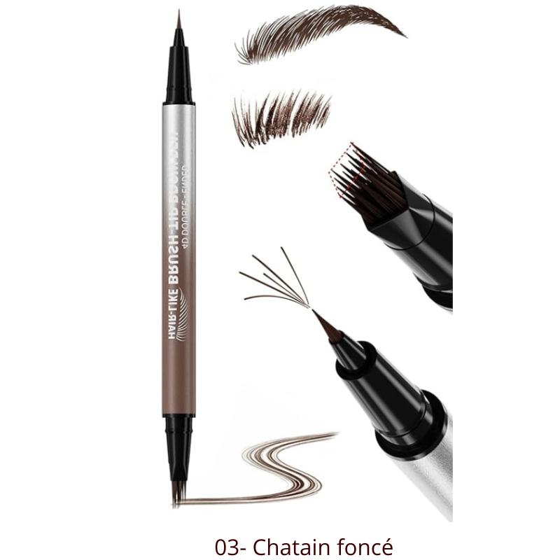 Crayon sourcils 4D - 2 en 1 - Monama™